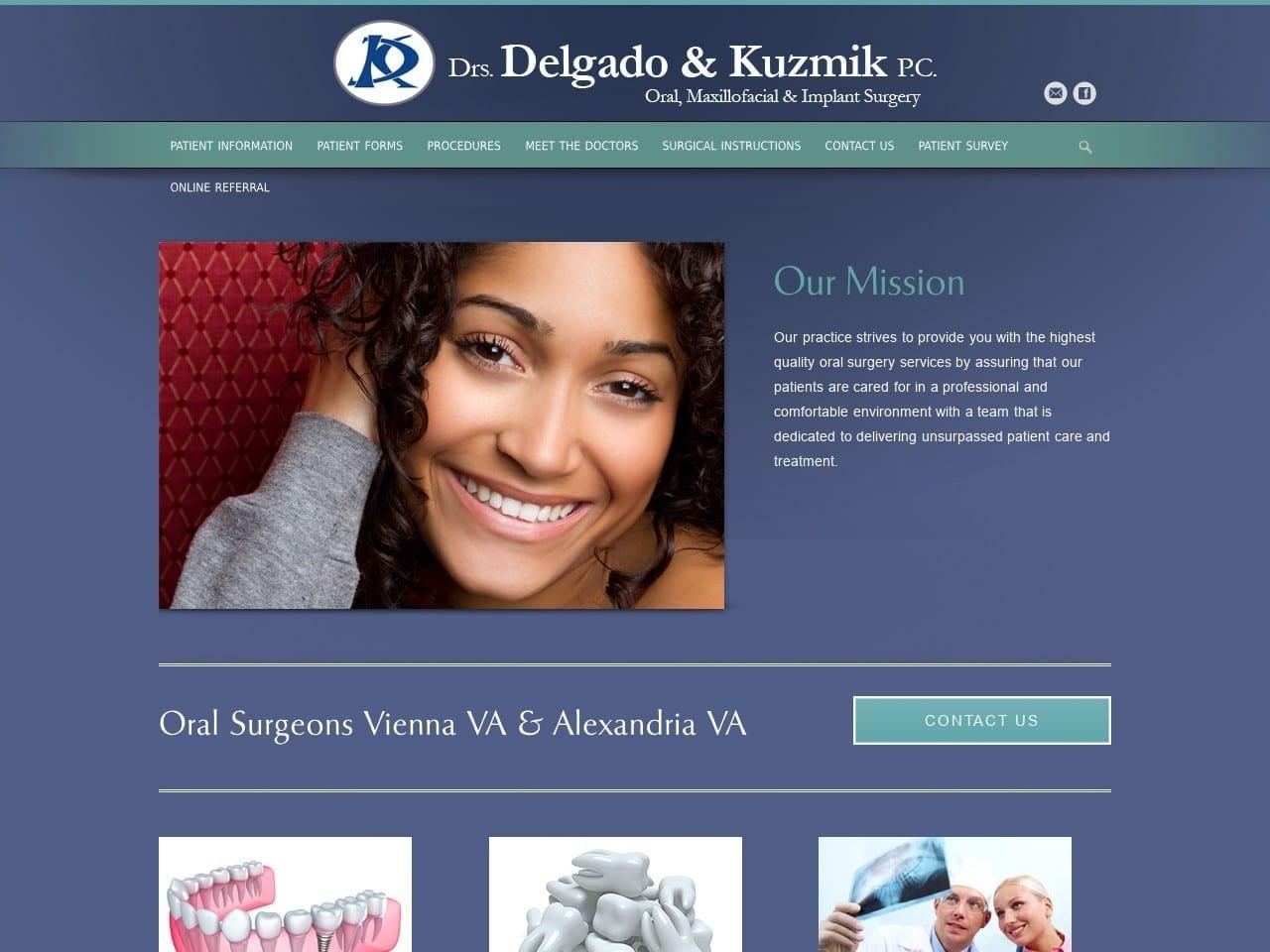 Drs. Delgado Dentist screenshot