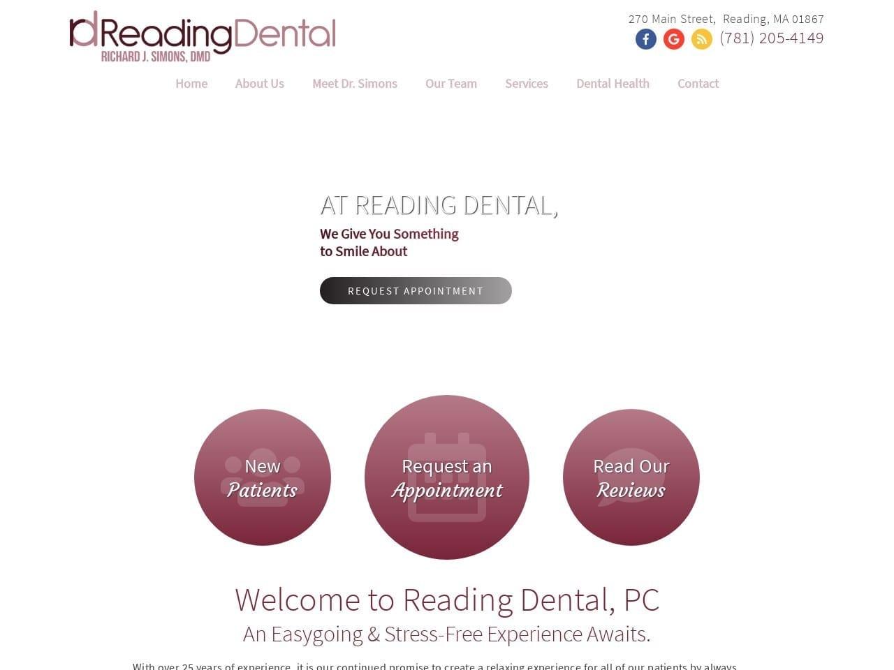 Reading Dental screenshot