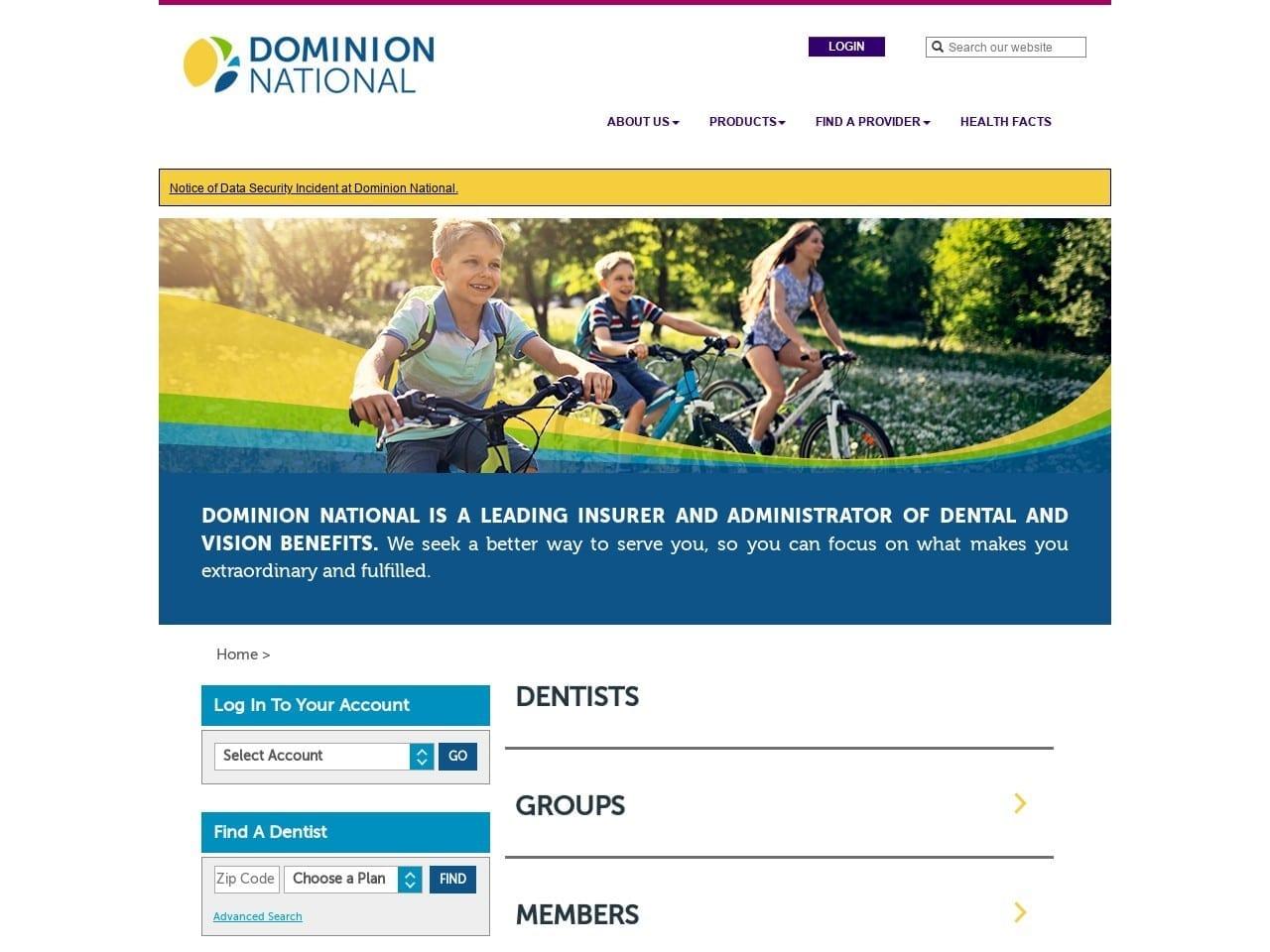 Dominion Dental Services Inc screenshot