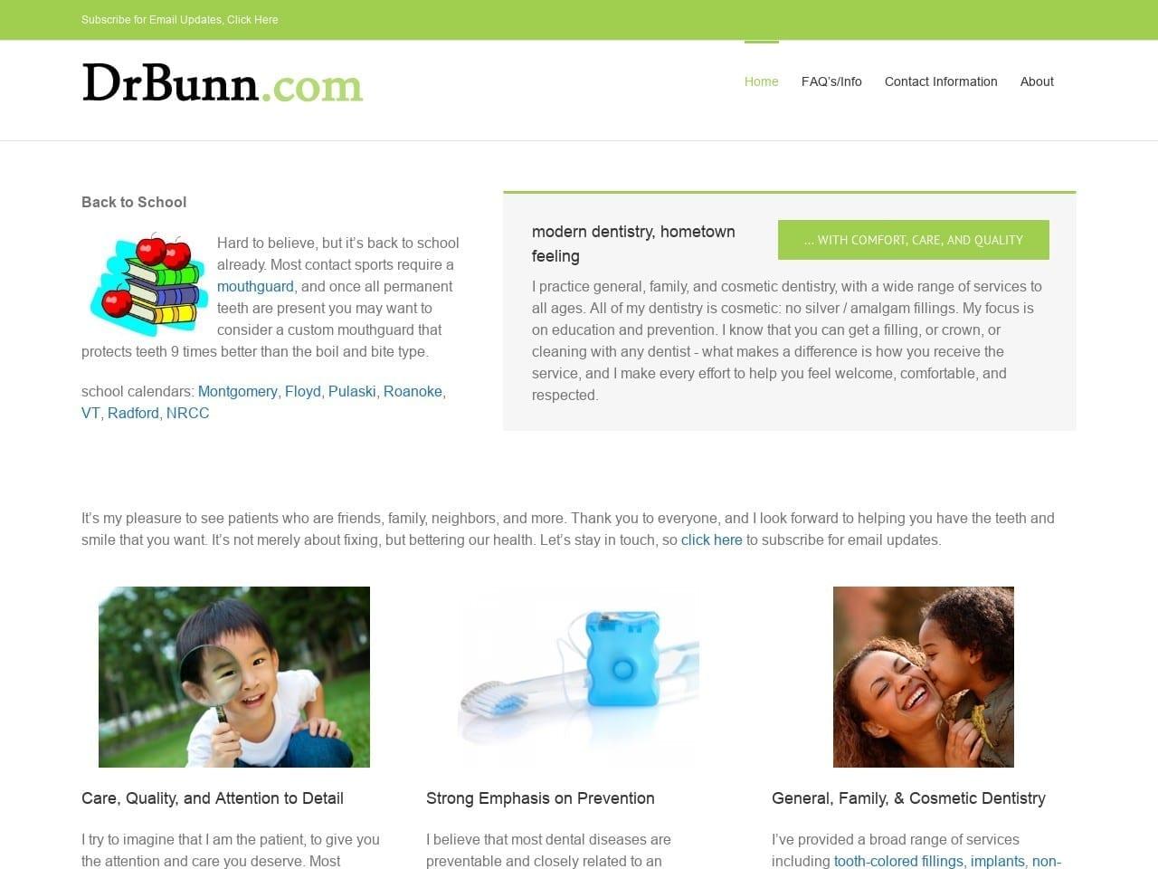 Steven T. Bunn DDS screenshot