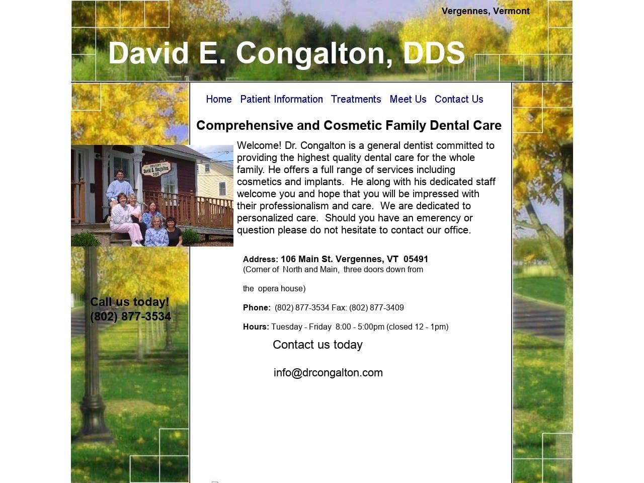 Congalton David E DDS screenshot