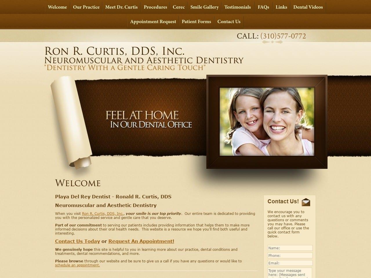 Curtis Ron R DDS screenshot