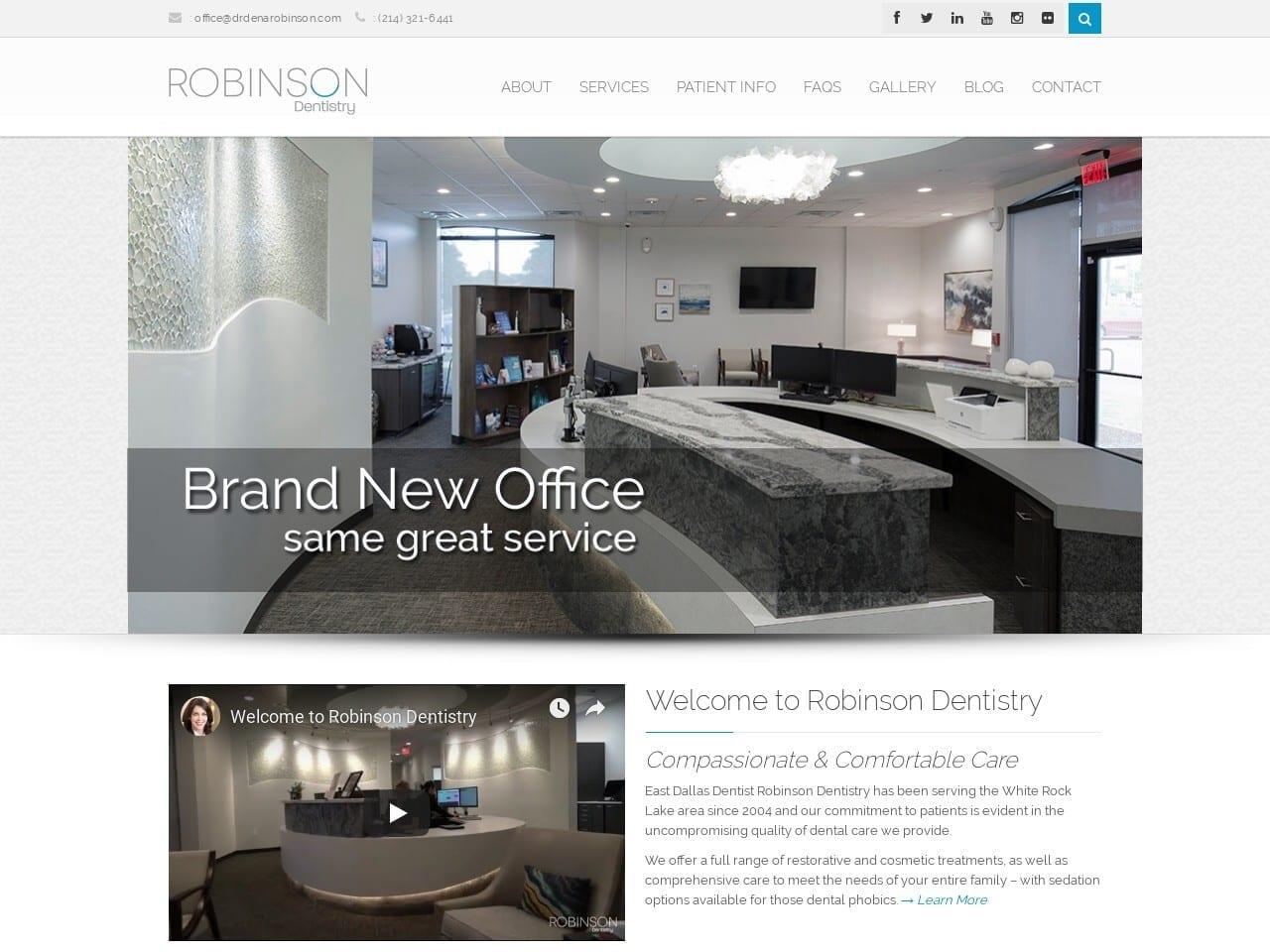 Dena Robinson Dentist screenshot