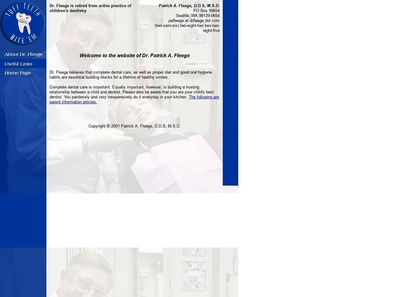 Patrick A Fleege DDS Inc PS screenshot