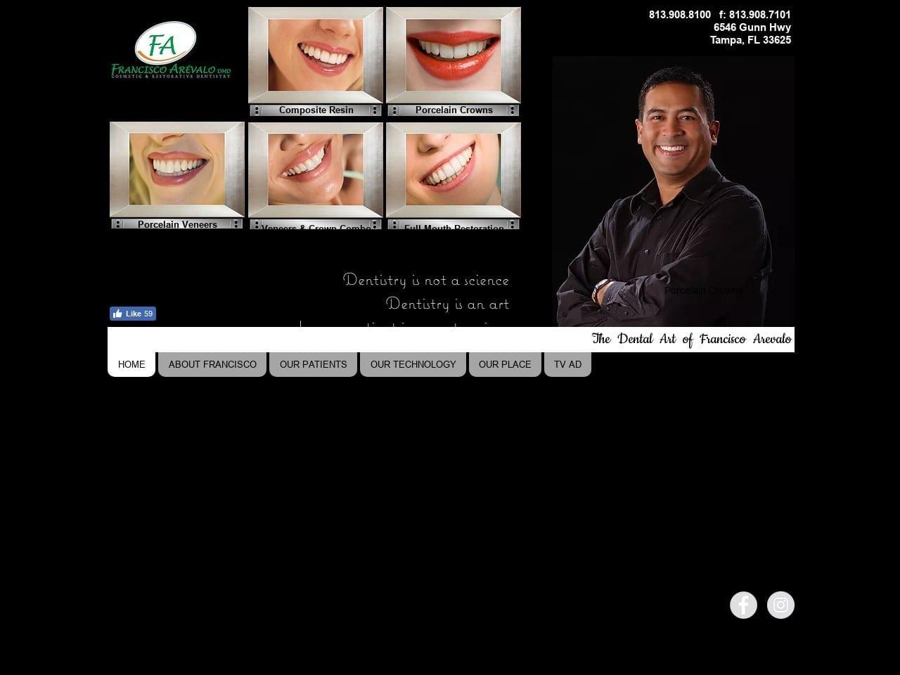 Arevalo Francisco DDS screenshot