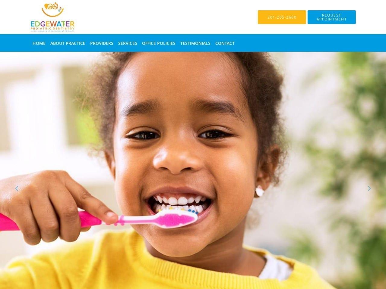 Edgewater Pediatric Dentist screenshot