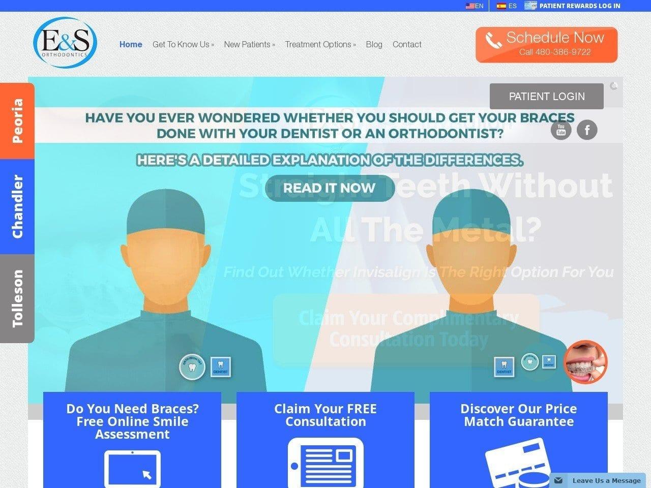 E&S Orthodontics Phoenix screenshot