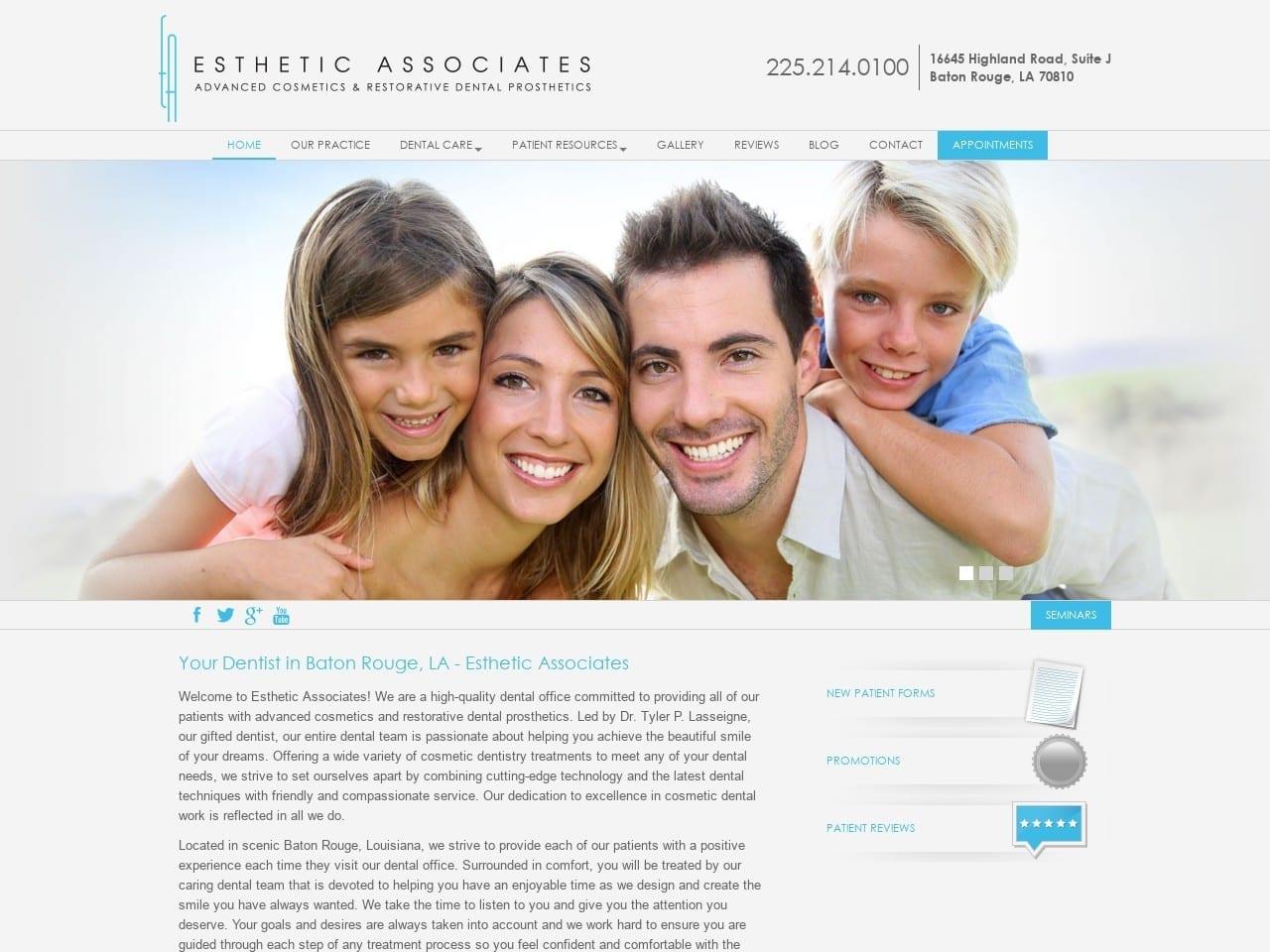 Esthetic Associates screenshot