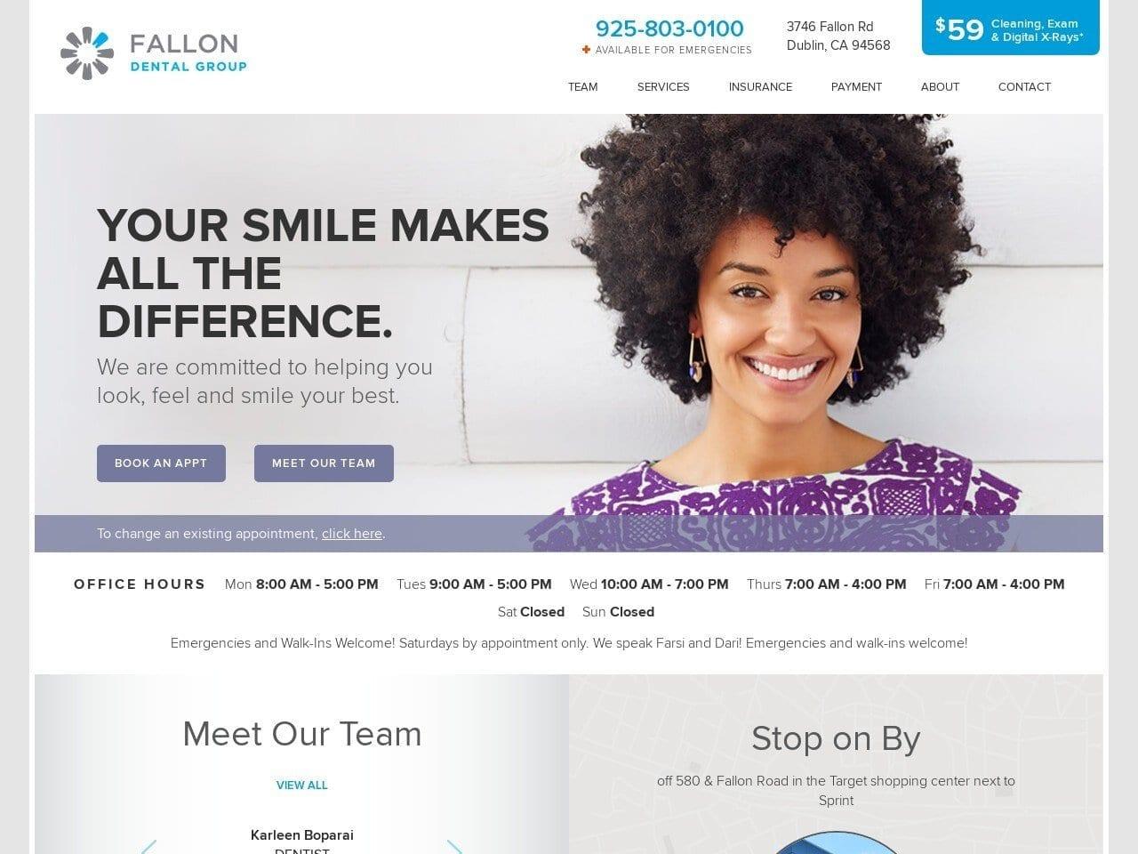 Fallon Dental Group screenshot