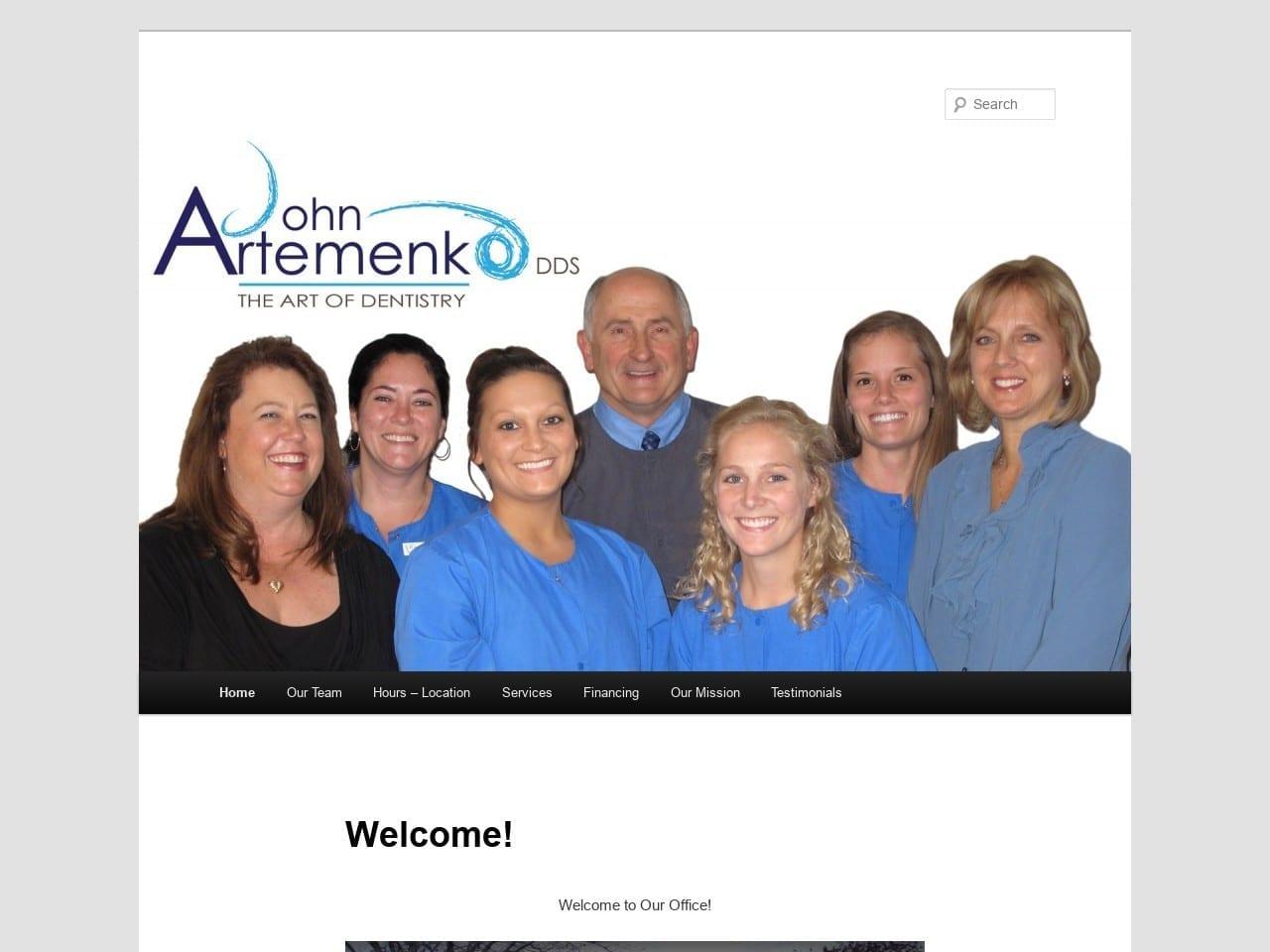 John Artemenko DDS PLLC screenshot