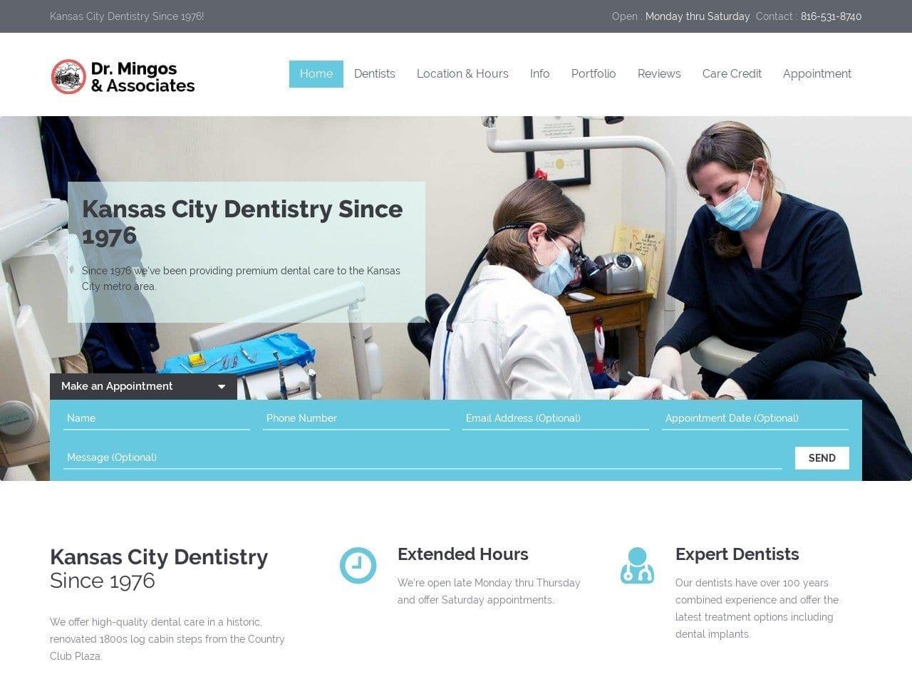 Dr Steven C Mingos Dentist screenshot