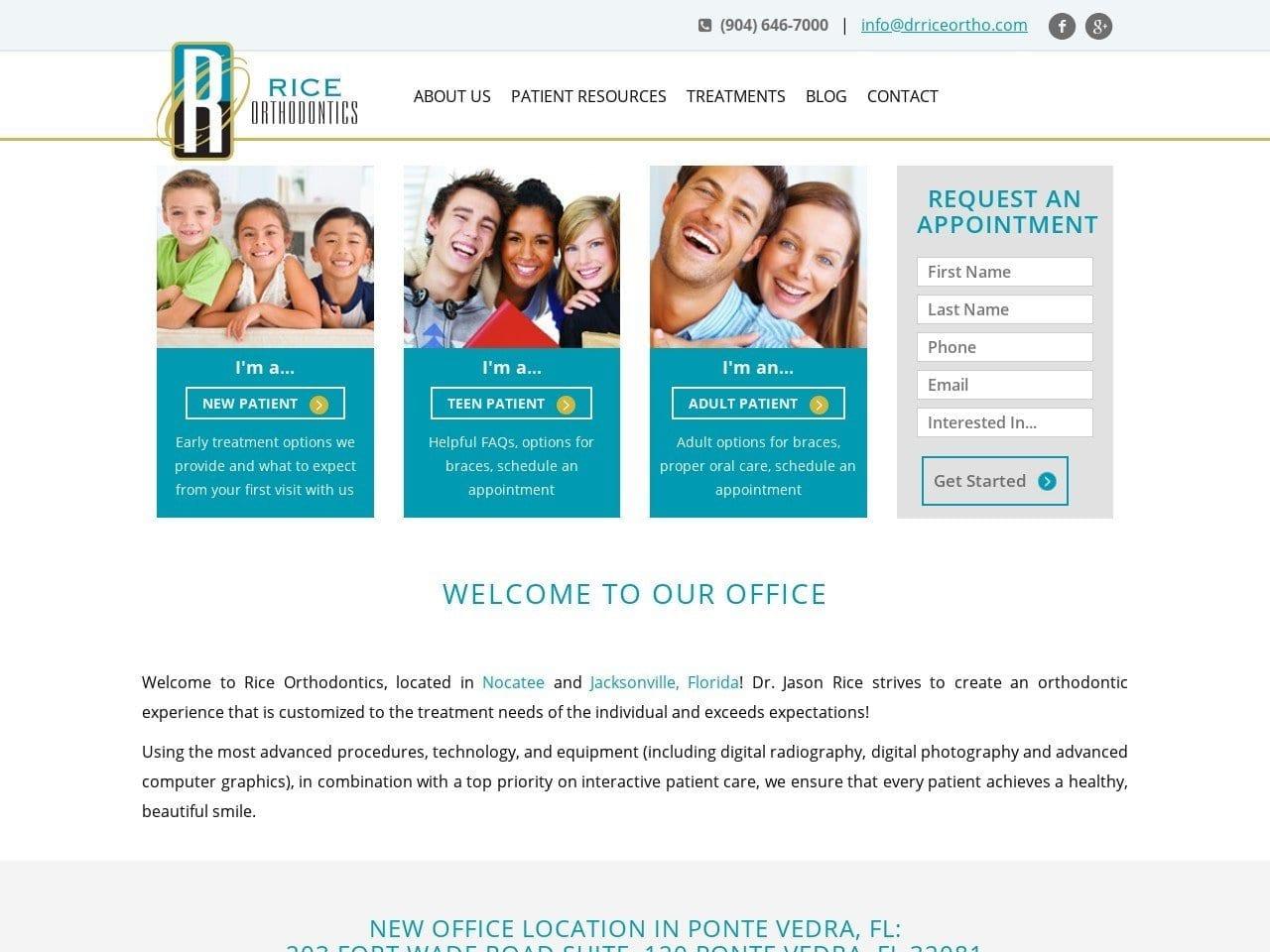 Rice Orthodontics screenshot
