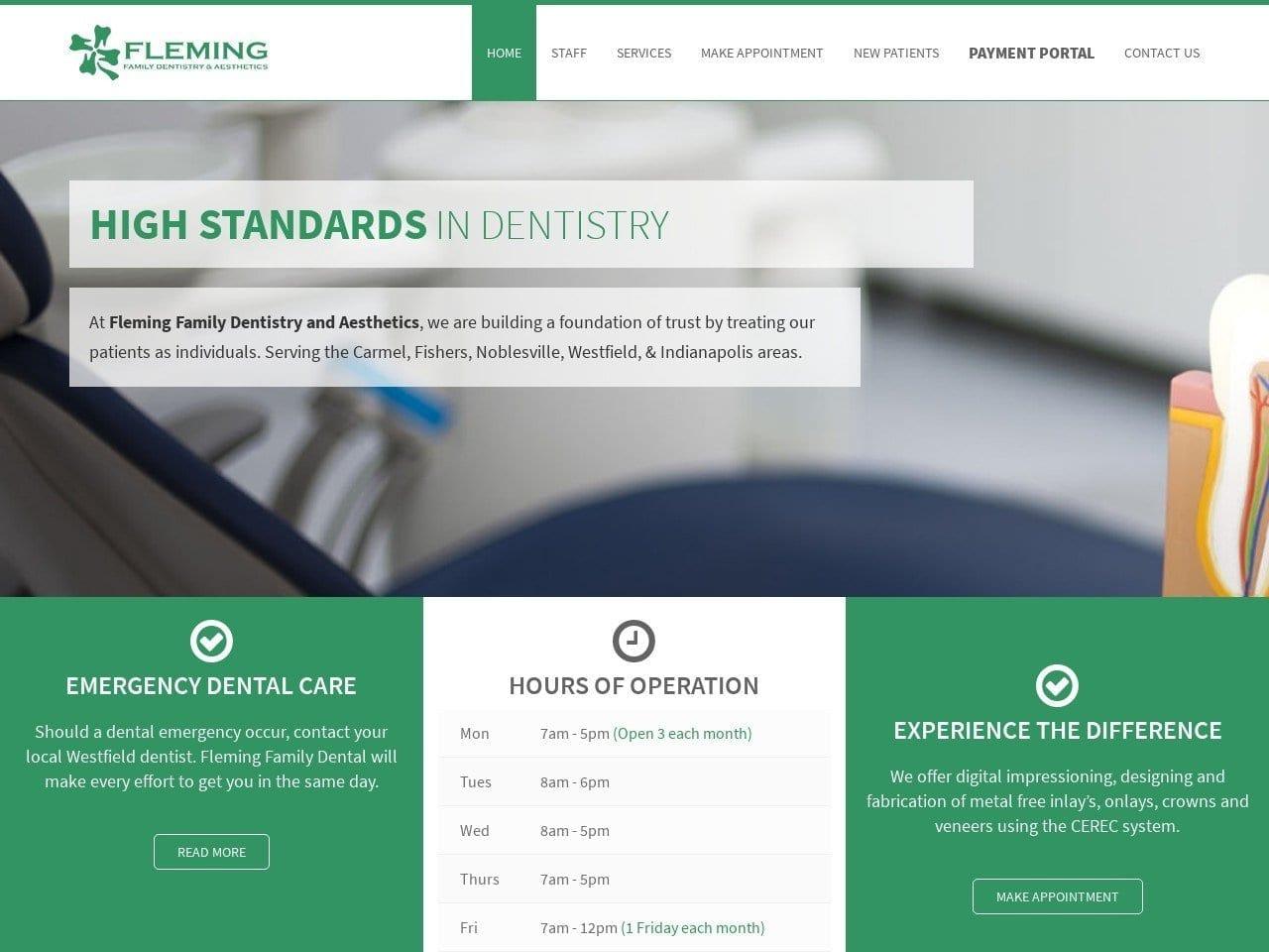 Dr. Ryan C. Fleming DDS screenshot