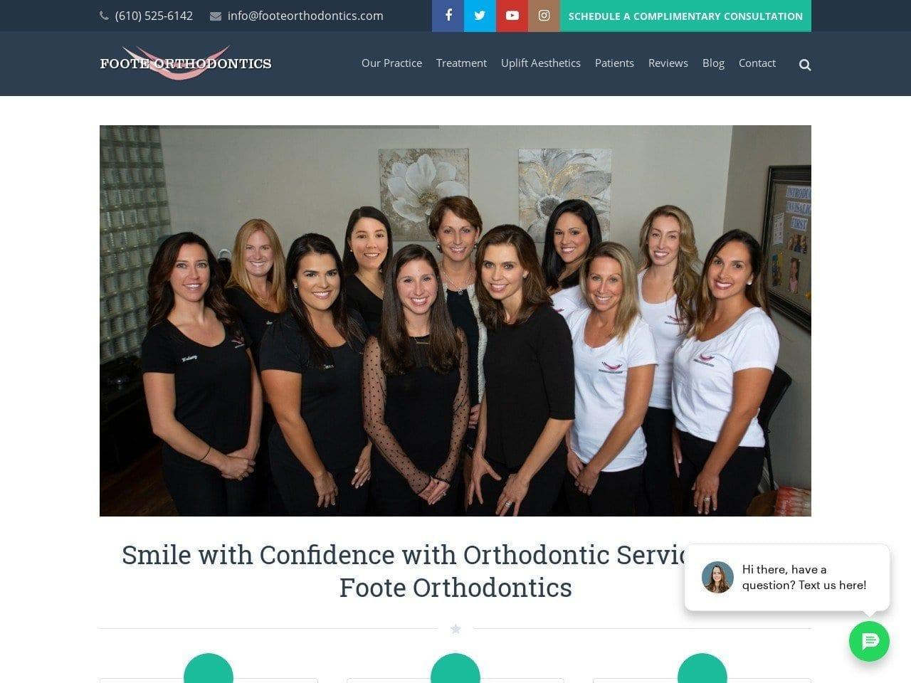 Foote Orthodontics screenshot