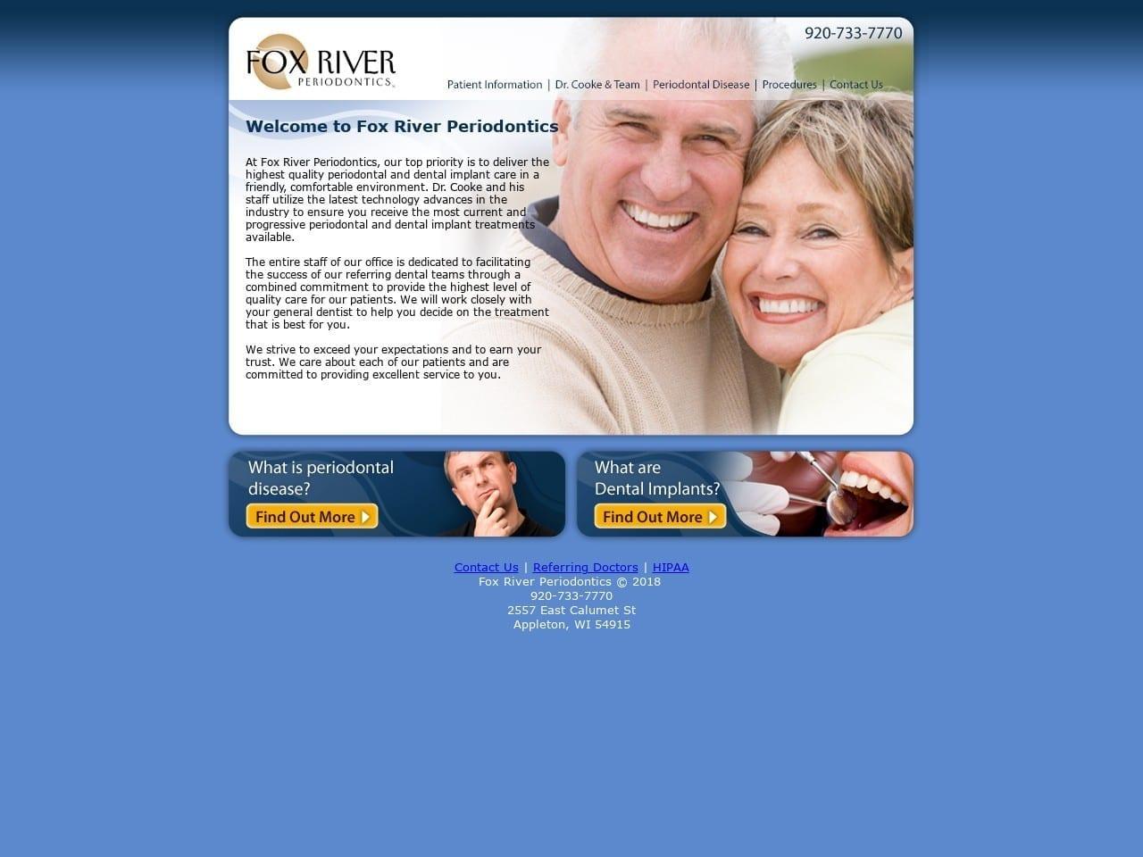 Fox River Periodontics screenshot