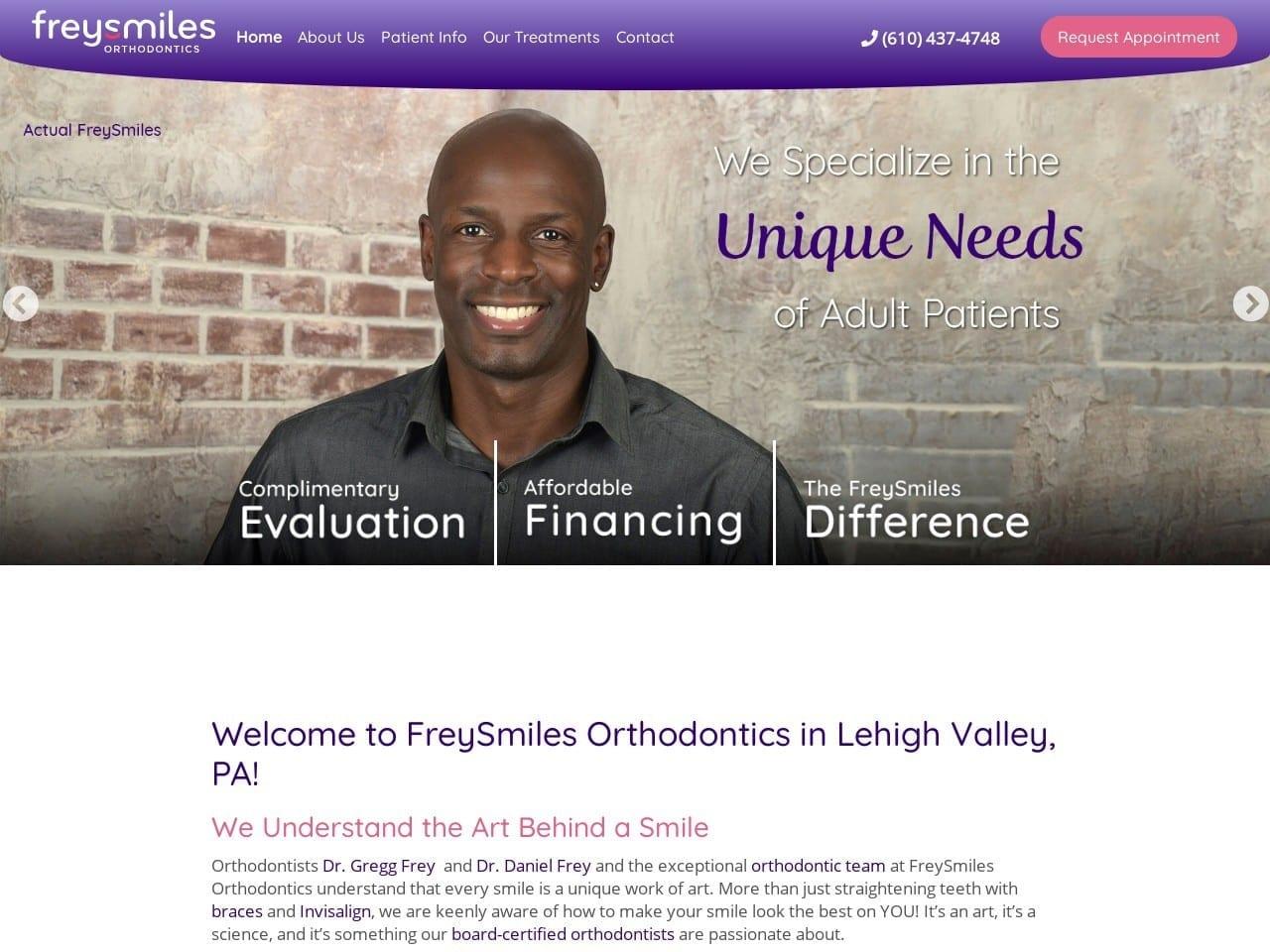 Dr. Gregg T. Frey DDS screenshot
