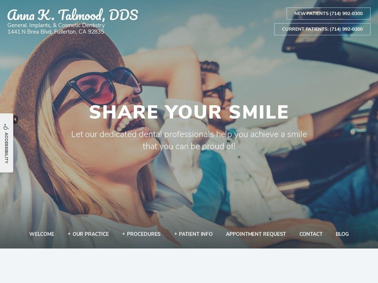 Anna Talmood DDS screenshot