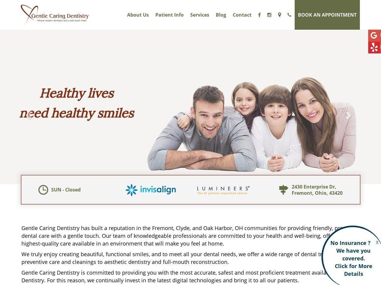 Gentlecaring Dental screenshot