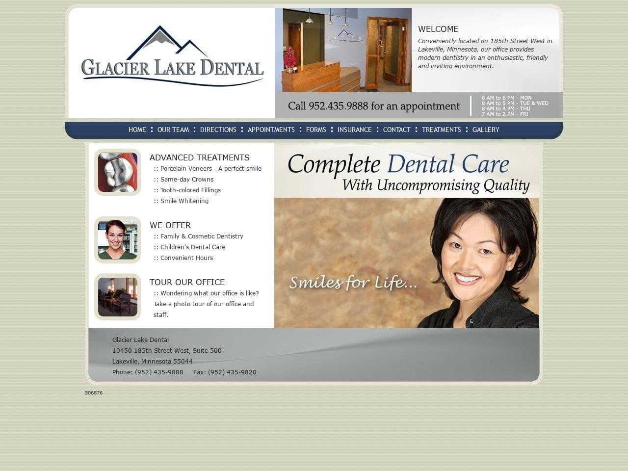 Glacier Lake Dental screenshot