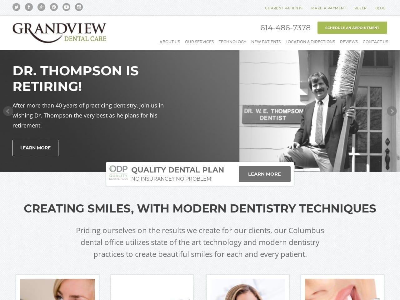 Thompson William E DDS screenshot