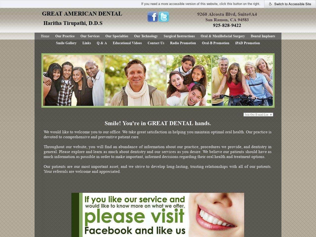 Great American Dental screenshot