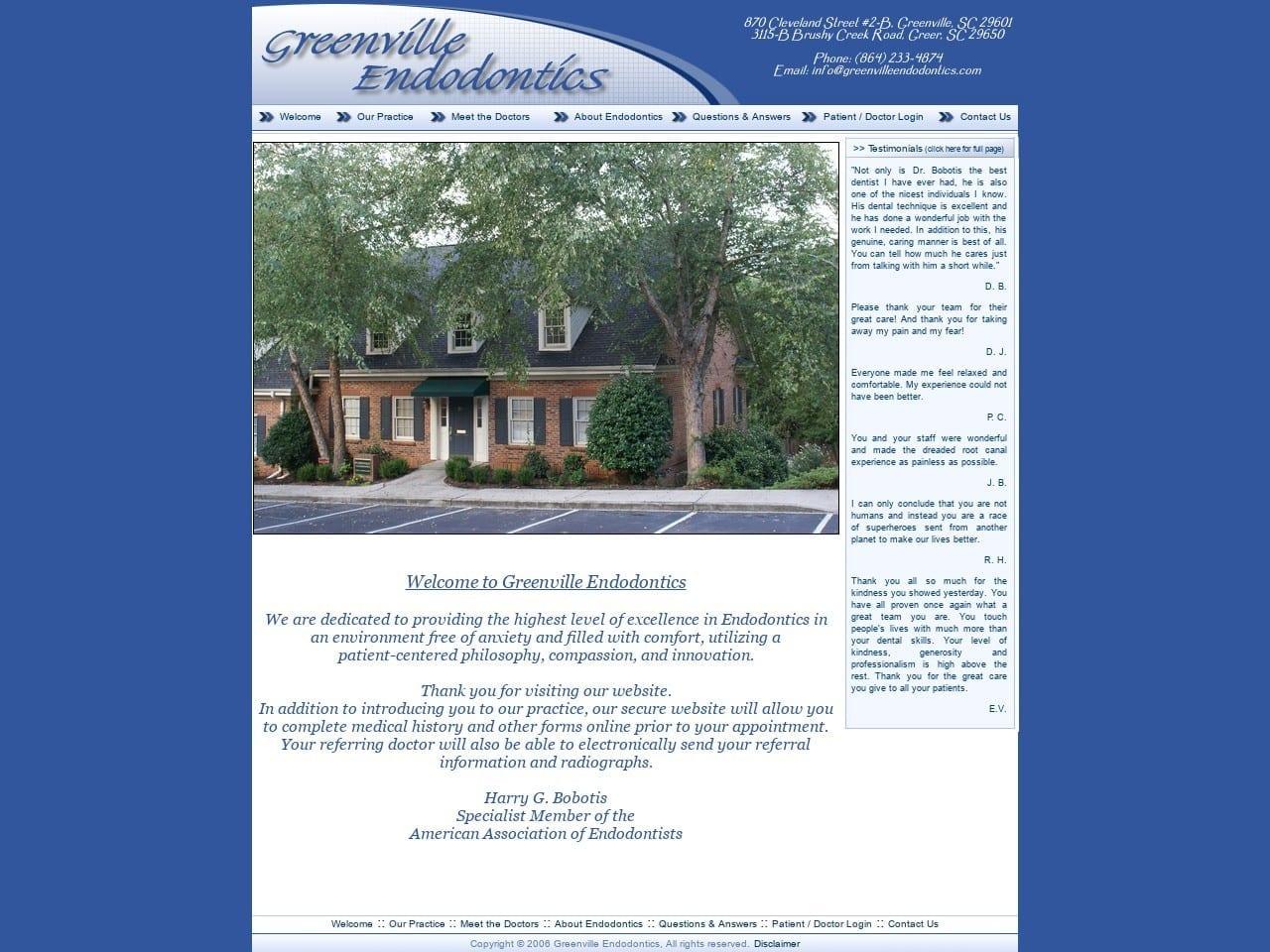 Greenville Endodontic Associates screenshot