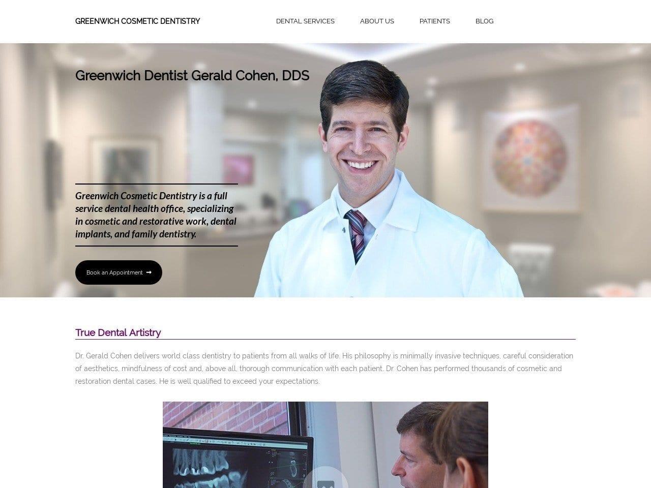 Greenwich Cosmetic Dentist screenshot