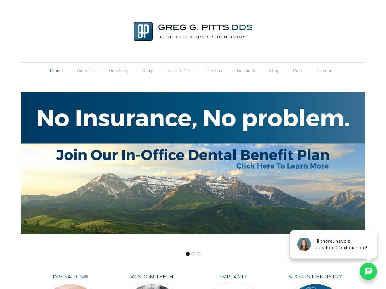 Pitts Greg G DDS screenshot