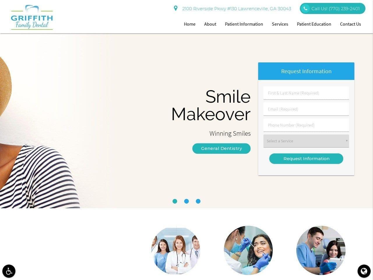 Griffith Dental screenshot
