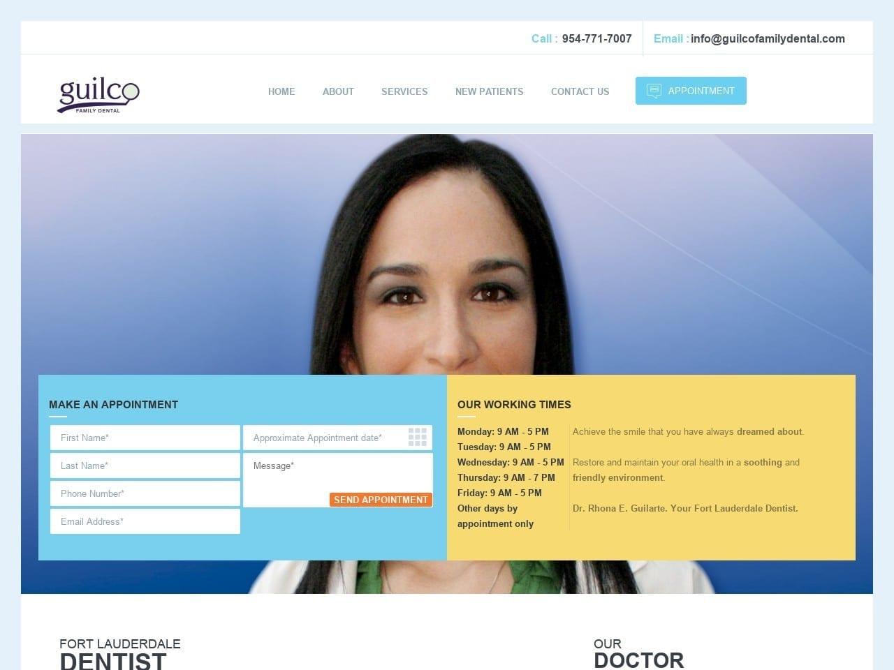 Guilco Family Dental screenshot