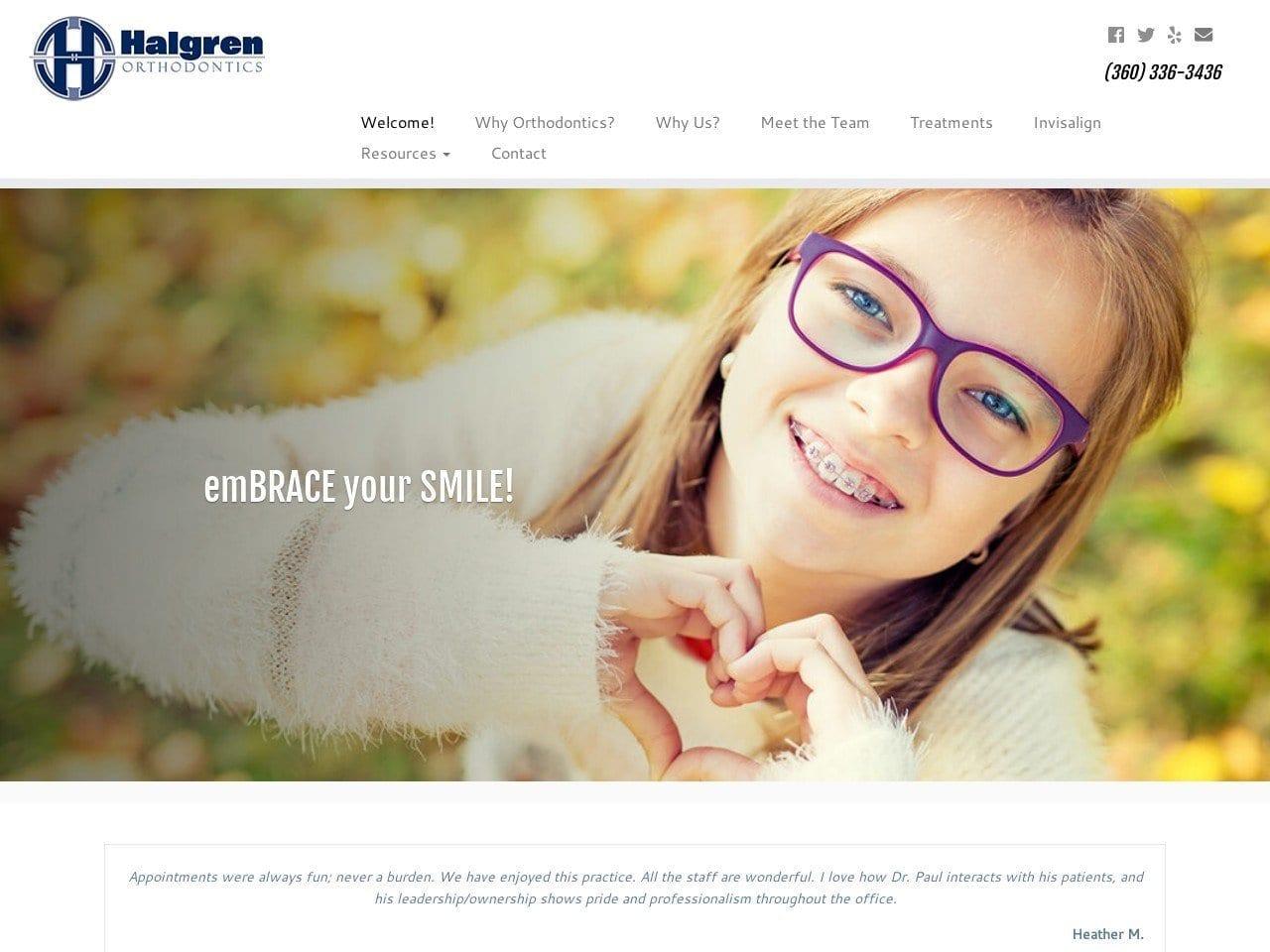 Dr. Paul M. Halgren DDS screenshot