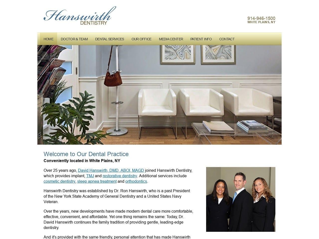 Hanswirth Dentistry screenshot