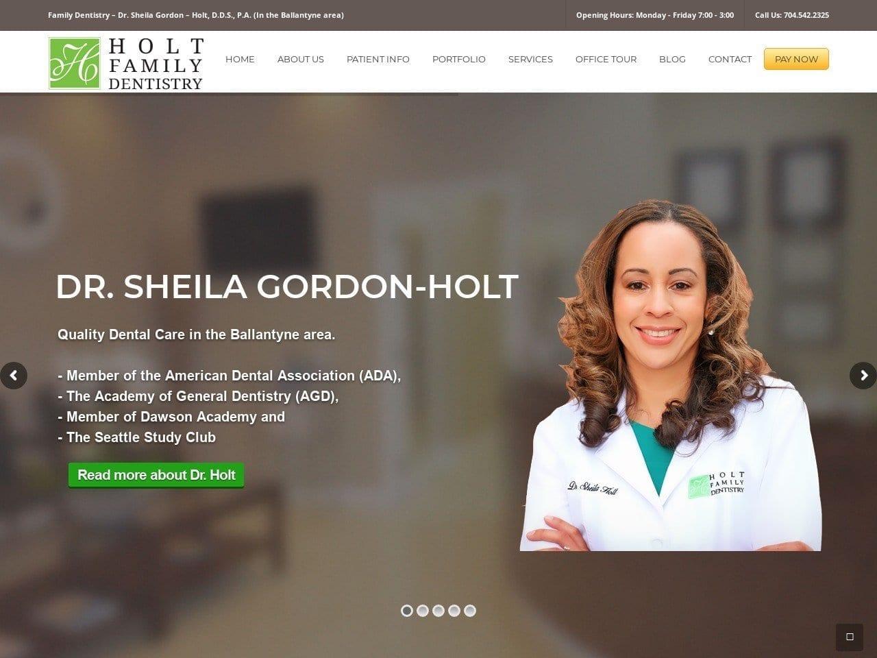 Holt Family Dentist screenshot