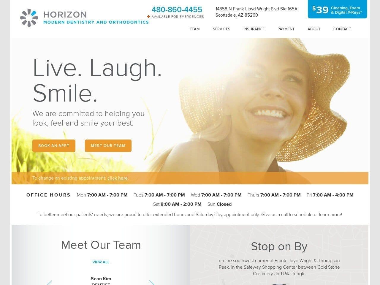 Horizon Modern Dentist screenshot