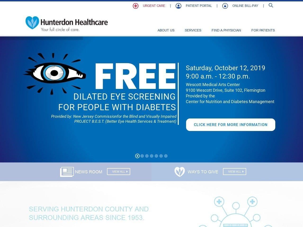 Hunterdon Pulmonary screenshot