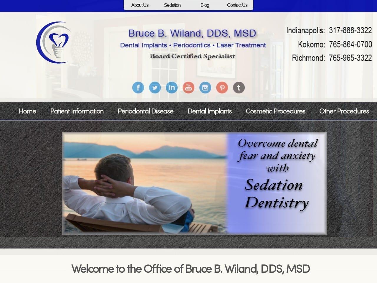 Wiland Bruce B DDS MSD screenshot