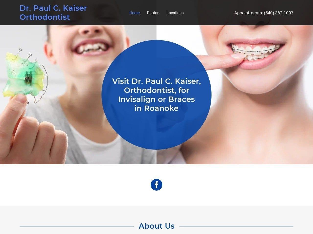 Dr. Paul C. Kaiser DDS screenshot