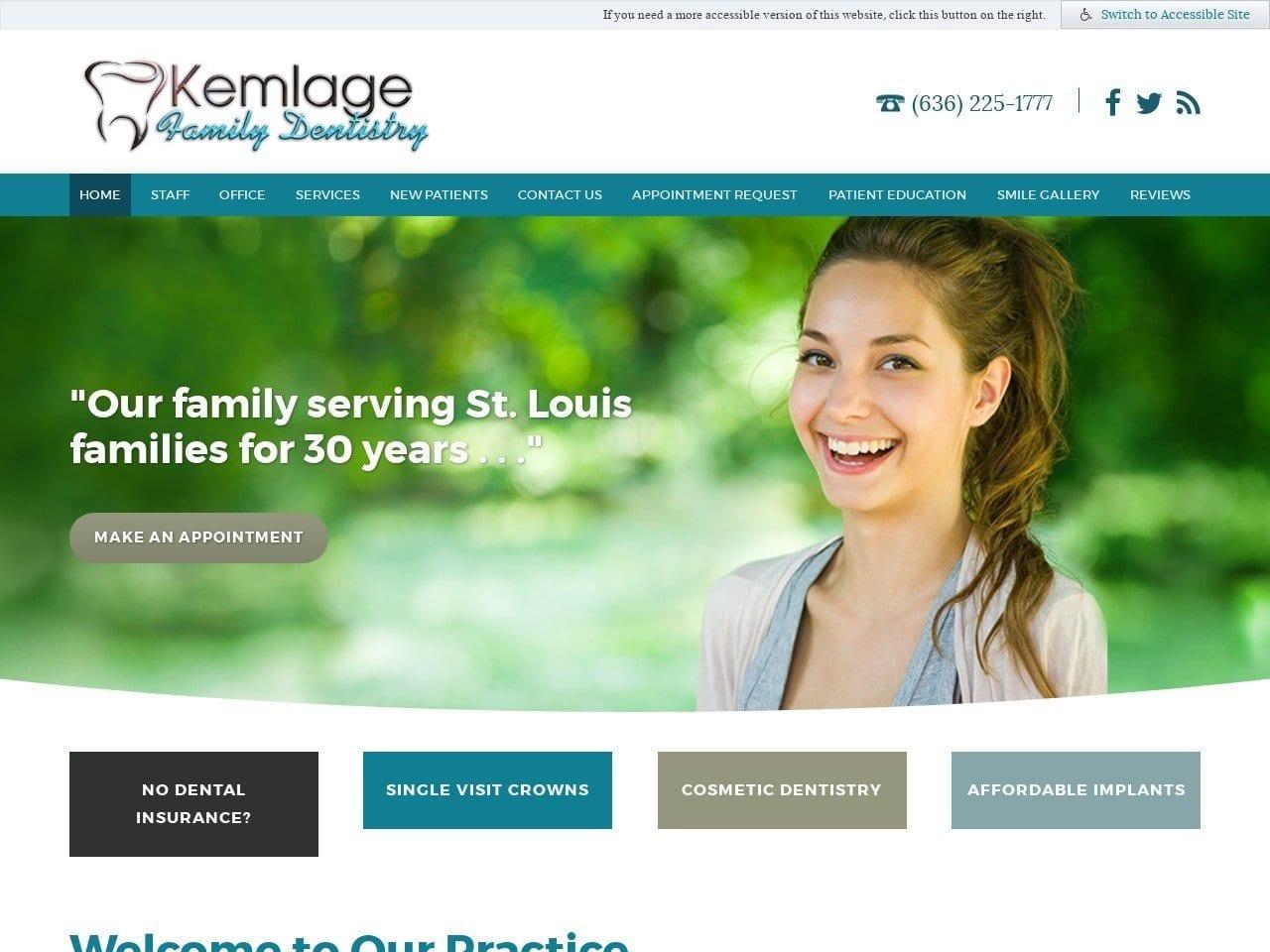 Kemlage Family Dentistry screenshot