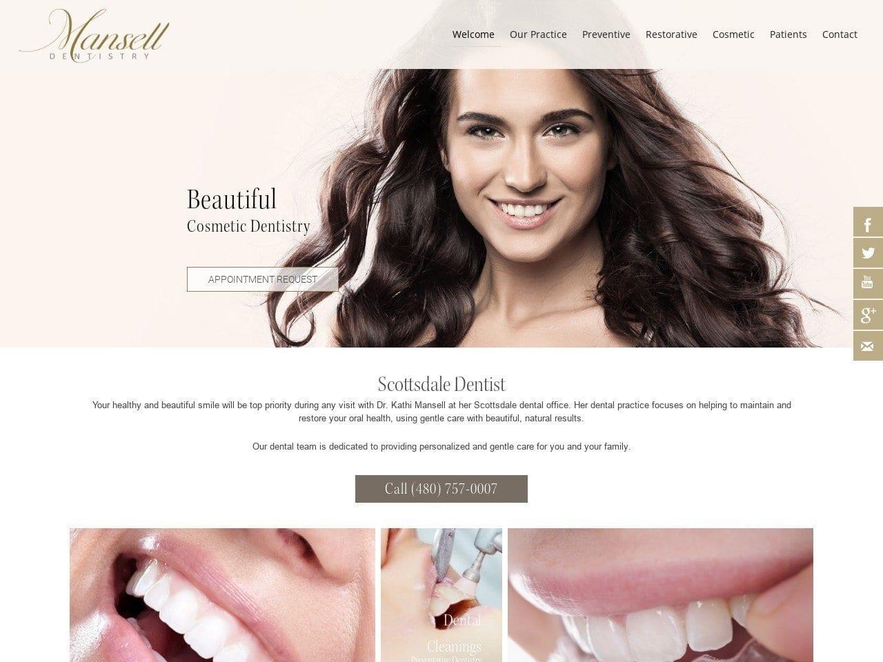 Kathi M. Mansell DMD MAGD PLC screenshot