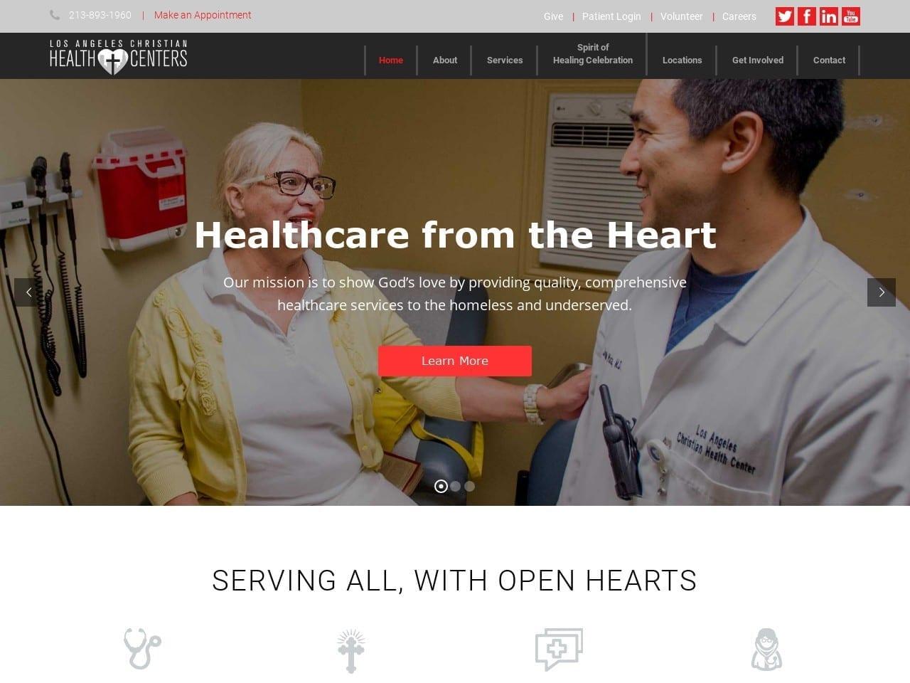 Los Angeles Christian Health Centers screenshot