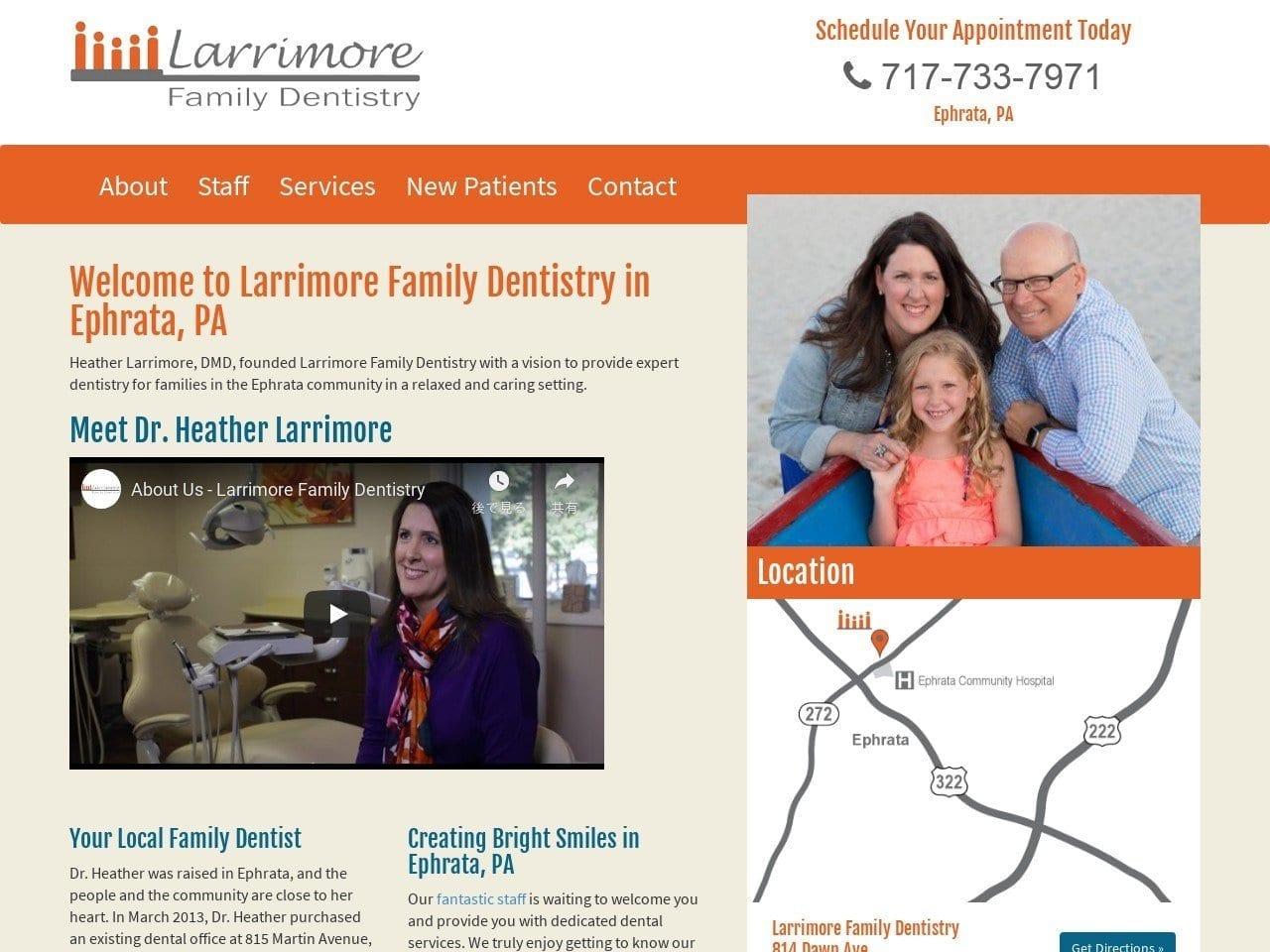 Larrimore Family Dentist screenshot