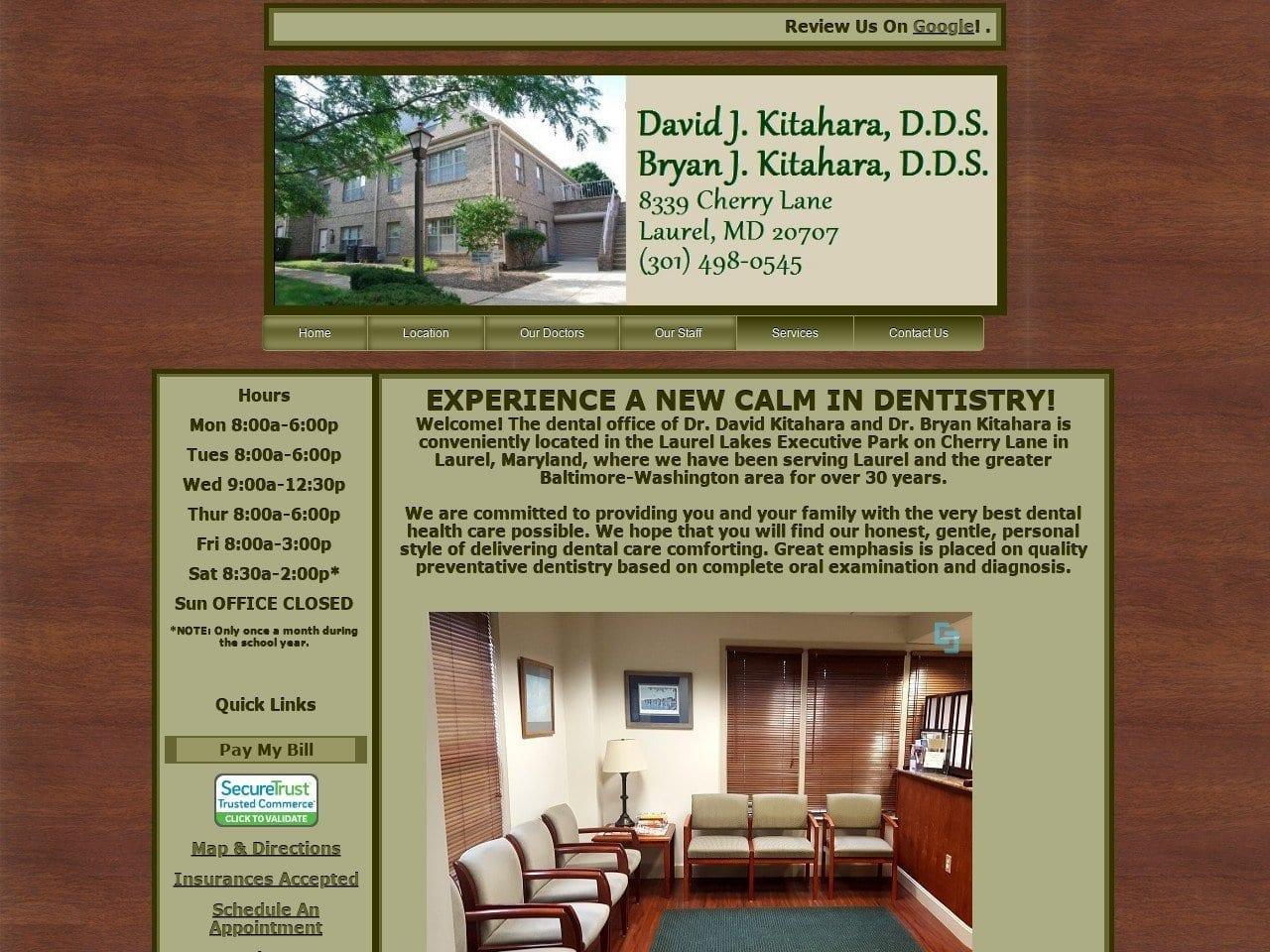 Dr. David J. Kitahara DDS screenshot