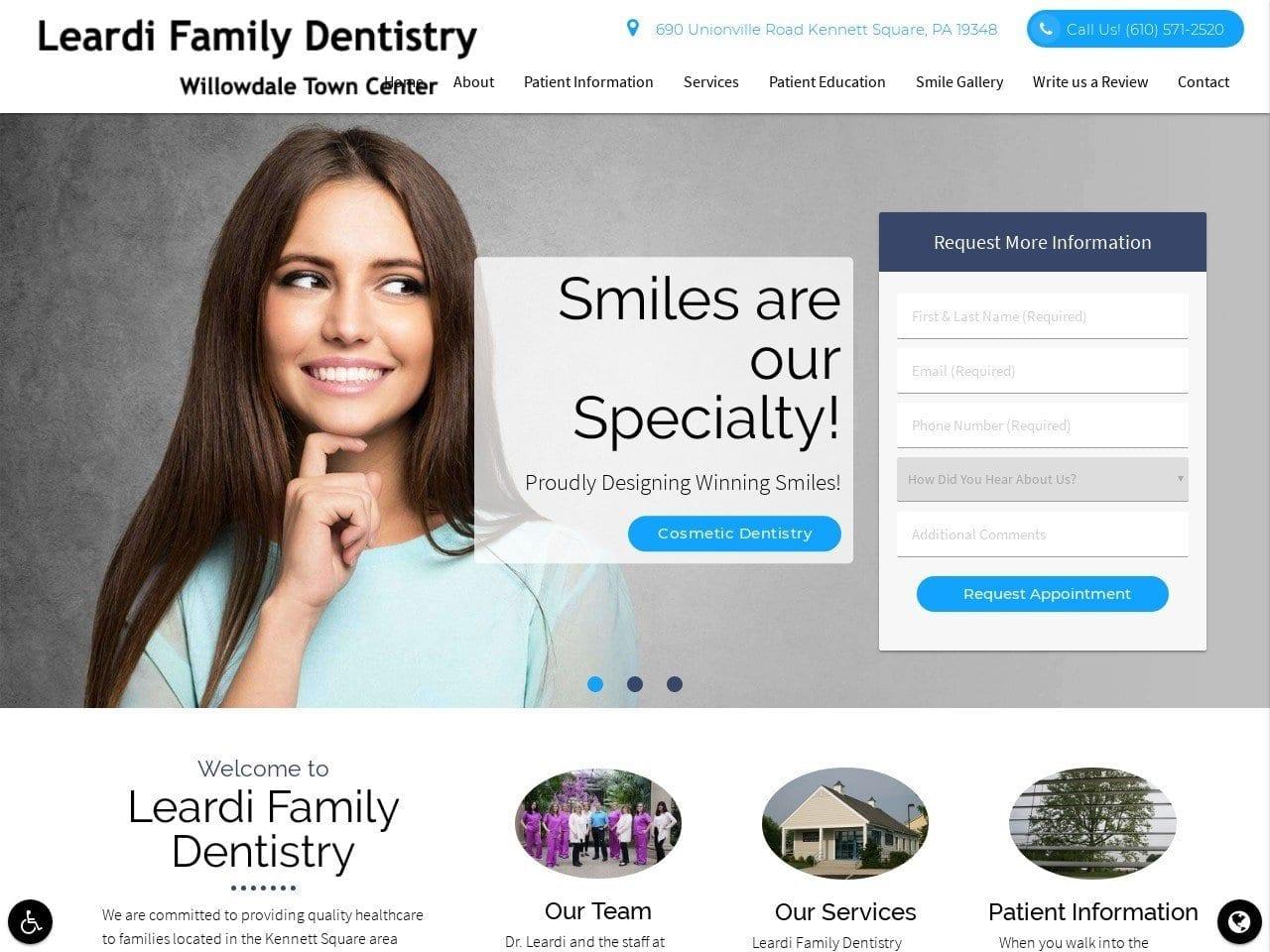 Leardi Family Dentist screenshot