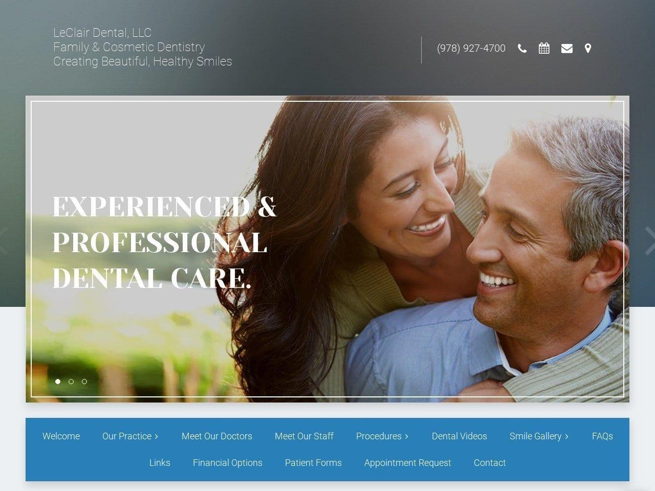 LeClair Dental Office screenshot