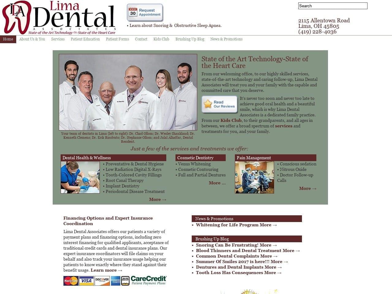 Lima Dental Associates screenshot