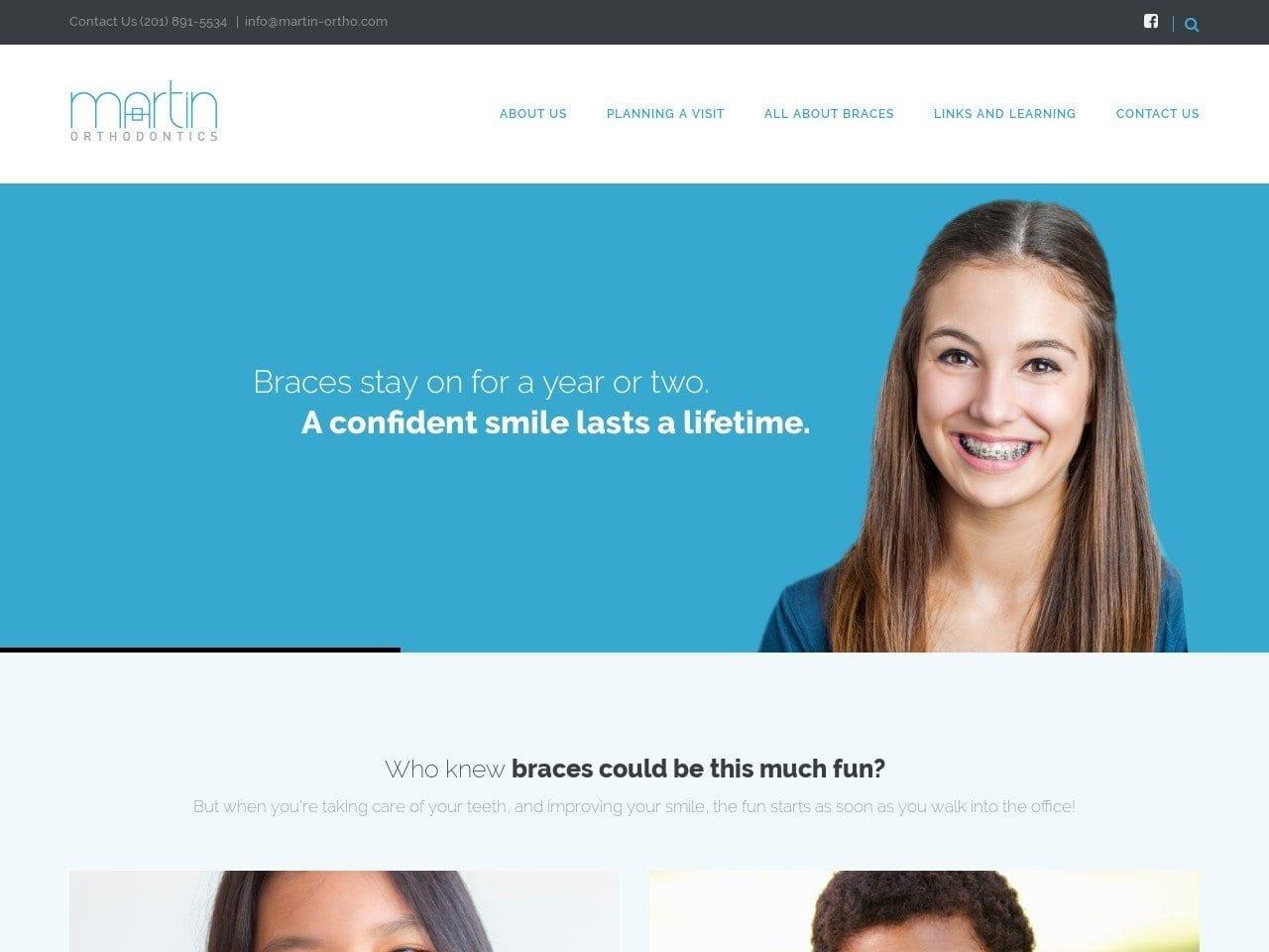 Martin Orthodontics screenshot
