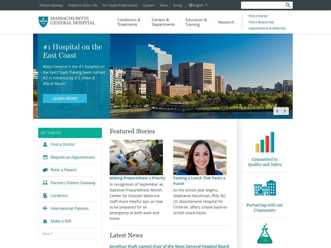 Massachusetts General Hospital Lahey Edward T DDS screenshot
