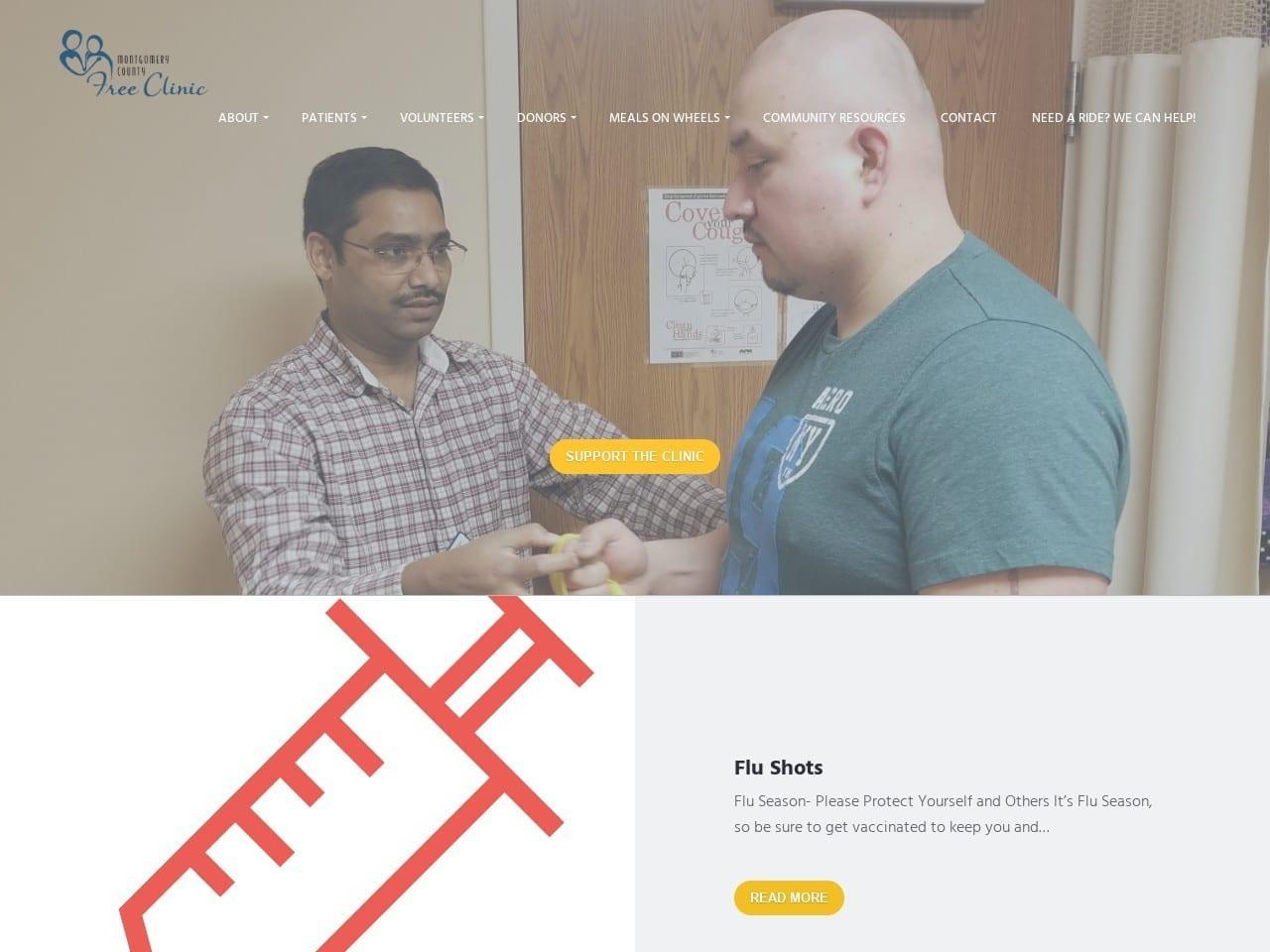 Montgomery County Free Clinic screenshot