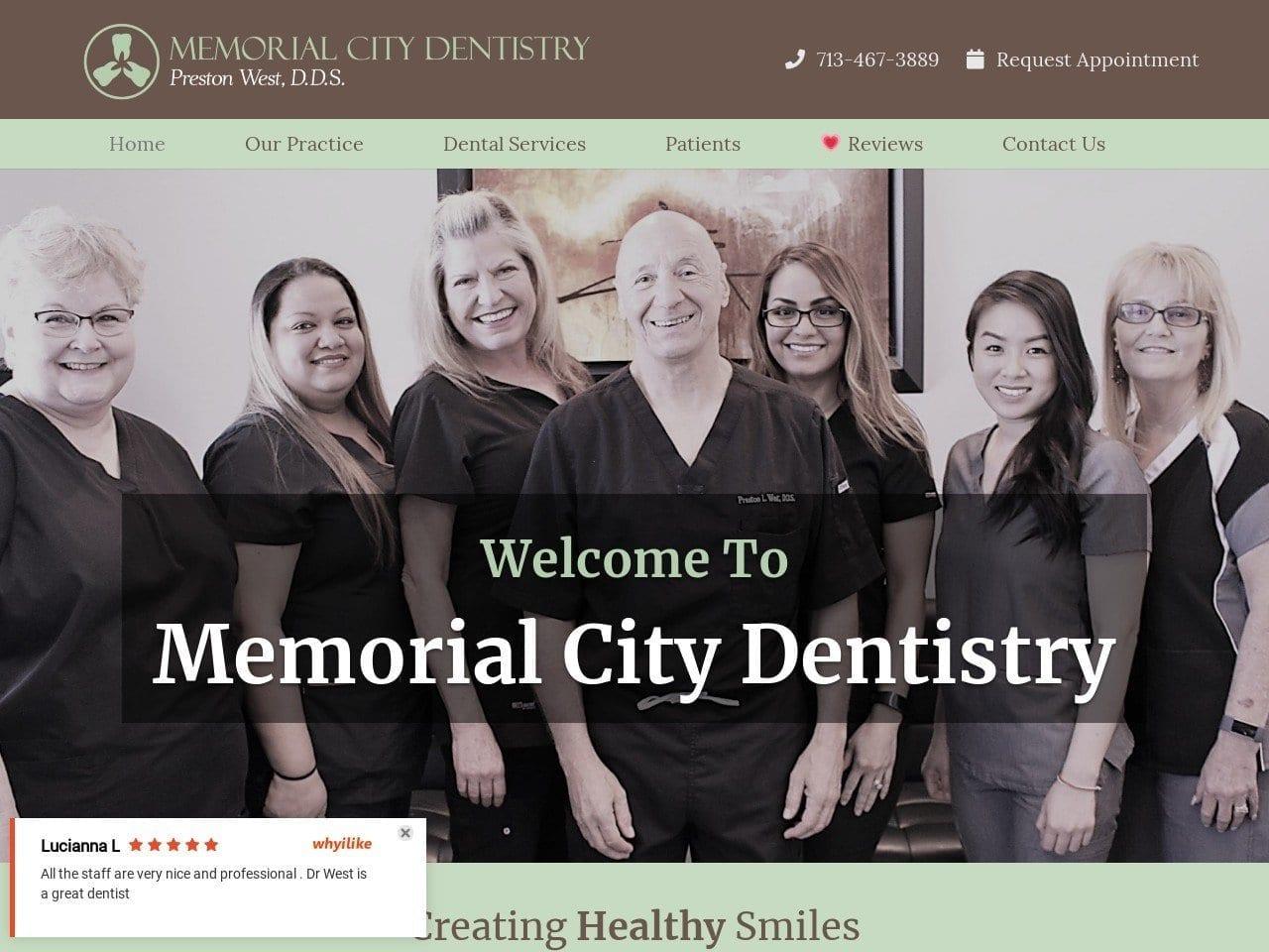 Memorial City Dentist screenshot