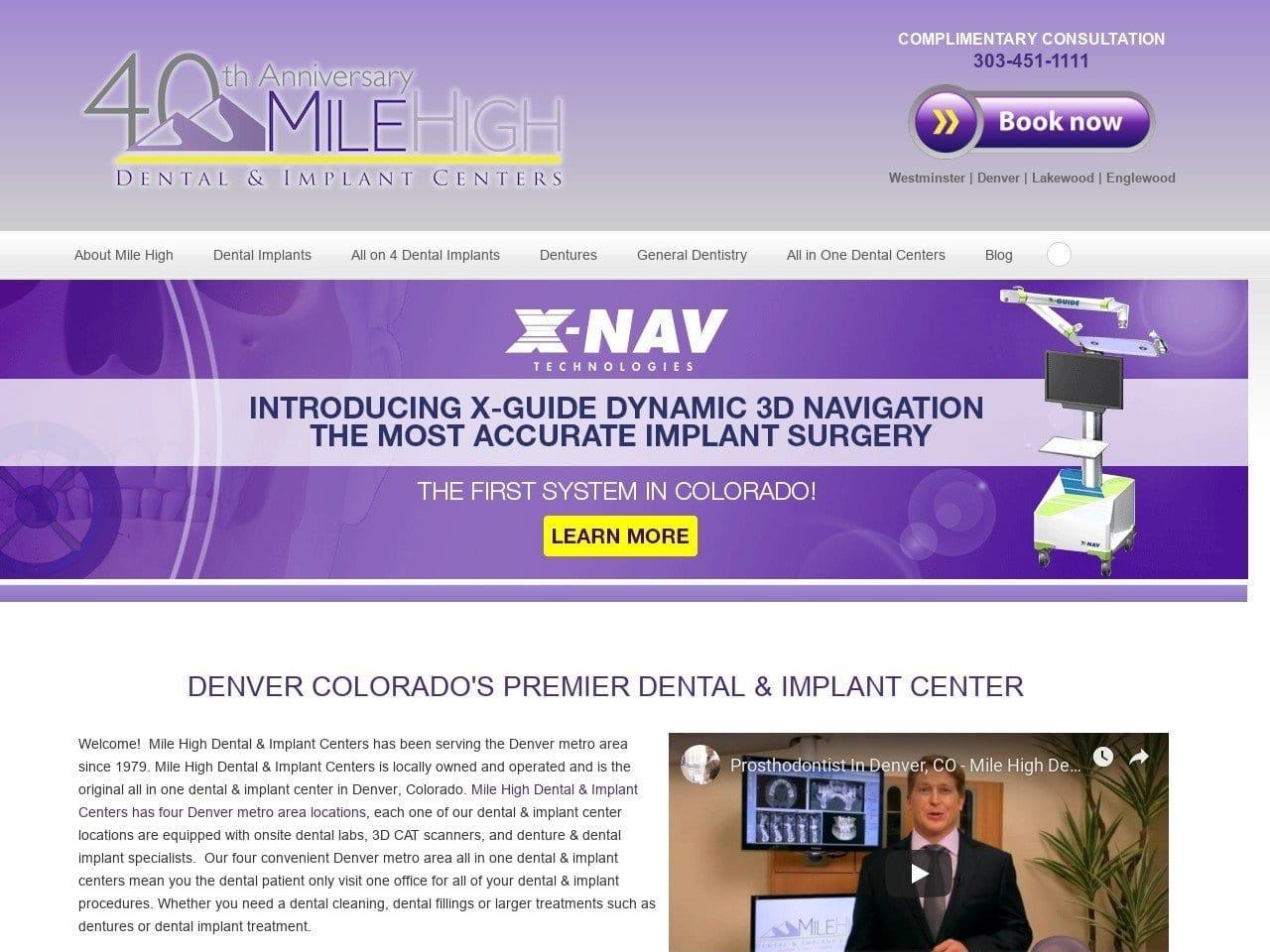 Mile High Dental Centers screenshot